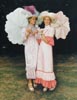 Two Girls in Long Dresses